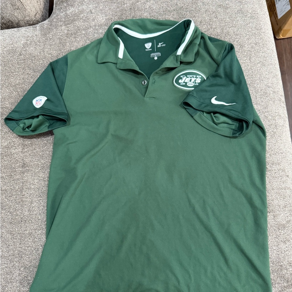 Nike Green Polo Shirt Athletic Performance